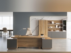 노트 컬러 현대 매니저 사무실 책상 상업용 가구