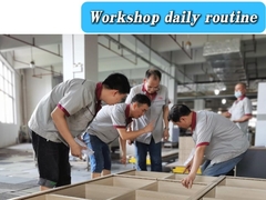 공장 디스플레이 캐비닛 시험 설치 매일