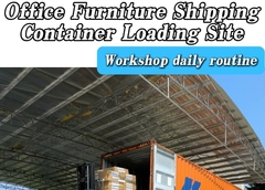 오피스 가구 운송 및 로딩 현장 촬영