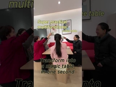 현대식 리프트 톱 접이식 커피 테이블 4개 의자 및 거실 가구 사용용 저장장치