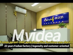 현대 디자인 단순 패션 비정상적인 책상에서 6석 사무실 가구