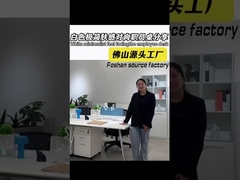 4인 사무실 책상 저장 캐비닛 지원 사용자 정의와 함께 간단하고 현대적인 파티션