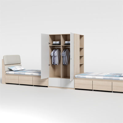 주문 커스터마이징 지원 2000 X 1200 X 960mm 아파트 가구 학생 벙크 침대 책상 침대가 있는 학교 기숙사 online manufacture