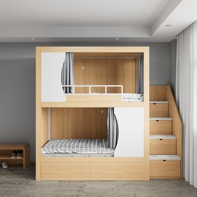 주문 2600 X 900 X 2400mm 학교 벙크 침대 절단 절개 및 진열 지원 사용자 정의 online manufacture