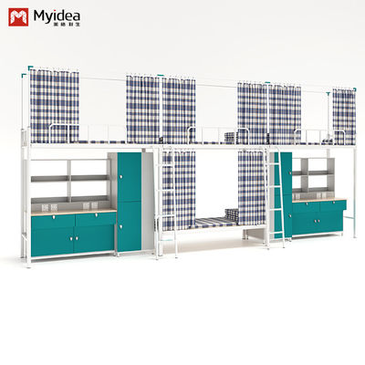 주문 현대적인 디자인 다목적 학생 기숙사 벙커 침대 다인원 지원 사용자 정의 online manufacture