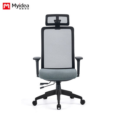 주문 스틸 목재 스타일 오피스 네트 의자 헤드 베개와 통합 된 메시 인 Ergonomic Five Star Legged 의자 지원 사용자 정의 online manufacture