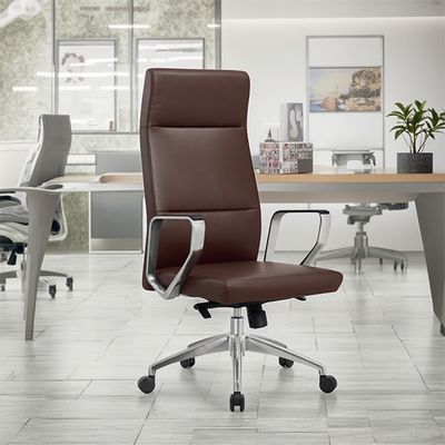 Fashionable Executive Chair, Office Conference Chair, Ergonomic Chair, First-Layer Cowhide Leather Chair, Hotel Computer Chair