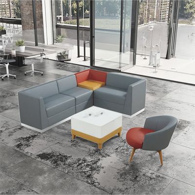 Creative And Casual Small Corner Office Sofa, Simple And Modern Reception And Rest Area, Suitable For Meeting Guests, Training Institutions, And Booths