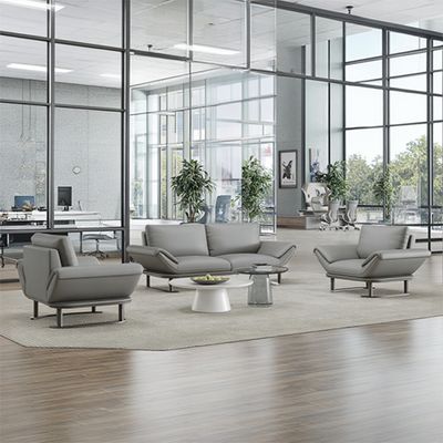 Office Sofa, Business Sofa, Reception Sofa, Office Sofa, Three-Seater Combination Sofa, Modern Guest Sofa