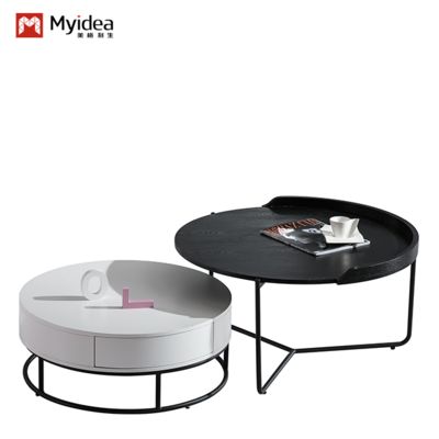 Minimalist Iron Art Nordic Minimalist Light Luxury Tea Table Italian Tea Table Size Combination Living Room Small House Household