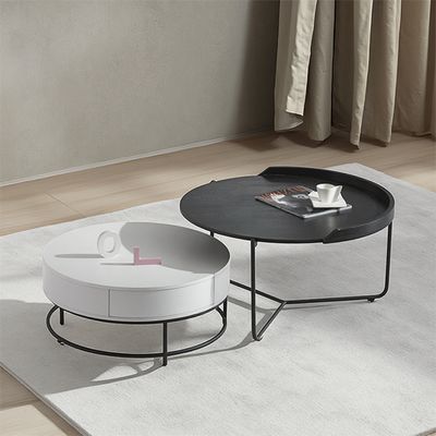 Minimalist Iron Art Nordic Minimalist Light Luxury Tea Table Italian Tea Table Size Combination Living Room Small House Household