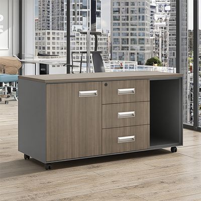 Simple And Modern Executive Desk, Manager'S Desk, Filing Cabinet, Large Shift Desk, Boss'S Desk And Chair Combination, Office Furniture