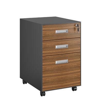 File Cabinet, Office Desk Storage Cabinet With Lock, Storage Cabinet, Office Cabinet, Drawer Style Mobile Low Cabinet