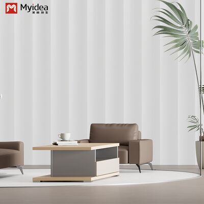 Wood Contemporary Eco-Friendly Commercial Office Double-Drawer Plate Type Panel Table with Melamine