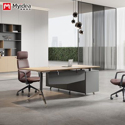 주문 Myidea 수출 및 외무 감독자 책상 부각실 사무실 책상과 L 모양의 보스 책상 online manufacture