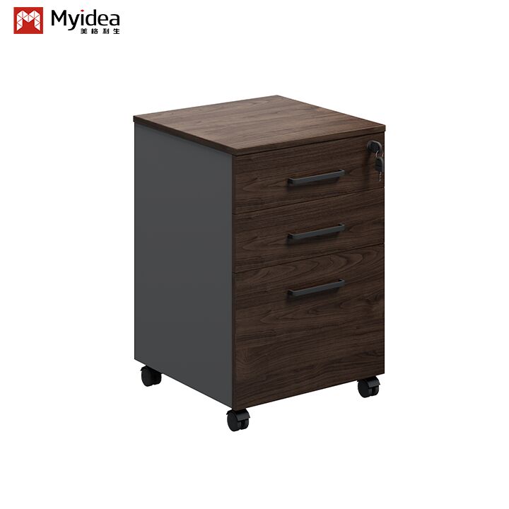 Office FilingCabinets Melamine 3-Drawer Large Storage Commercial Office Modern Design High-end Atmosphere Activity Cabinet